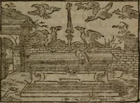 An illustration from Clariss. viri Dn. Andreae Alciati Emblematum libri duo : aucti & restituti, & perelegantibus figuris illustrati, cum succinctis commentariolis ... (1639)