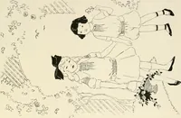 An illustration from Clark's O. N. T. book of needlework; (1916)