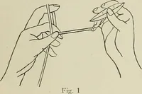 An illustration from Clark's O. N. T. book of needlework; (1916)