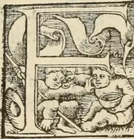 An illustration from Claudii Galeni ... Liber de plenitudine. Polybus De salubri victus ratione privatorum. Guinterio Ioanne Andernaco interprete. Apuleius Platonicus De herbarum virtutibus. Antonii Benivenii Libellus de abditis nonnullis ac mirandis morboru & sanitationum causis (1528)