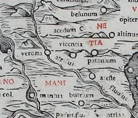 Picture 17 of 86 from Claudii Ptholemaei Alexandrini Liber geographiae cum tabulis et uniuersali figura : et cum additione locorum quae a recentioribus reperta sunt diligenti cura emendatus et impressus (1511), leaf 142