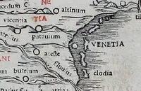 An illustration from Claudii Ptholemaei Alexandrini Liber geographiae cum tabulis et uniuersali figura : et cum additione locorum quae a recentioribus reperta sunt diligenti cura emendatus et impressus (1511)