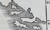 An illustration from Claudii Ptholemaei Alexandrini Liber geographiae cum tabulis et uniuersali figura : et cum additione locorum quae a recentioribus reperta sunt diligenti cura emendatus et impressus (1511)
