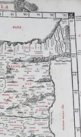 An illustration from Claudii Ptholemaei Alexandrini Liber geographiae cum tabulis et uniuersali figura : et cum additione locorum quae a recentioribus reperta sunt diligenti cura emendatus et impressus (1511)