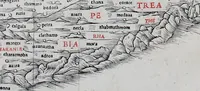 An illustration from Claudii Ptholemaei Alexandrini Liber geographiae cum tabulis et uniuersali figura : et cum additione locorum quae a recentioribus reperta sunt diligenti cura emendatus et impressus (1511)