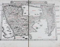 Picture 75 of 86 from Claudii Ptholemaei Alexandrini Liber geographiae cum tabulis et uniuersali figura : et cum additione locorum quae a recentioribus reperta sunt diligenti cura emendatus et impressus (1511), leaf 170