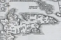 An illustration from Claudii Ptolemaei Geographicae enarrationis libri octo (1525)