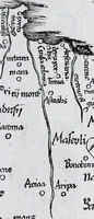 An illustration from Claudii Ptolemaei Geographicae enarrationis libri octo (1525)
