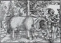 An illustration from Claudii Ptolemaei Geographicae enarrationis libri octo (1525)