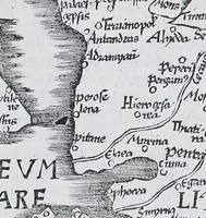 An illustration from Claudii Ptolemaei Geographicae enarrationis libri octo (1525)