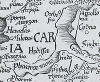 An illustration from Claudii Ptolemaei Geographicae enarrationis libri octo (1525)