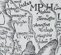 An illustration from Claudii Ptolemaei Geographicae enarrationis libri octo (1525)