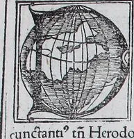 An illustration from Claudii Ptolemaei Geographicae enarrationis libri octo (1525)