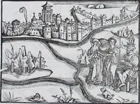 An illustration from Claudii Ptolemaei Geographicae enarrationis libri octo (1525)