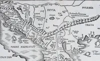 An illustration from Claudii Ptolemaei Geographicae enarrationis libri octo (1525)