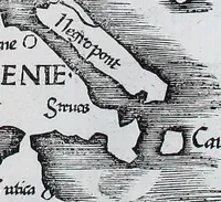 An illustration from Claudii Ptolemaei Geographicae enarrationis libri octo (1525)