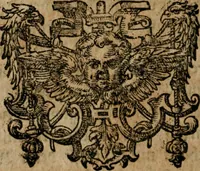 An illustration from Claveus Germanicus, das ist, Ein köstlichess Büchlein von dem Stein der Weisen : weyland von dem vernehmen philosopho Gastone Claveo, in Lateinischer Sprachen beschreiben : auff eklicher guten Freunde begehren : auss dem Latein, ins Teutsch versetzt, durch einen Liebhaber der uhralten, vnd sehr geheimen Kunst chymiae (1617)
