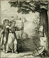An illustration from Cl. Bruins Aanmerkingen op Otto van Veens Zinnebeelden der goddelyke liefde (1726)