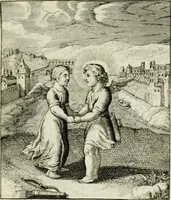 Picture 49 of 62 from Cl. Bruins Aanmerkingen op Otto van Veens Zinnebeelden der goddelyke liefde (1726), leaf 110