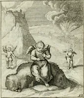 Picture 54 of 62 from Cl. Bruins Aanmerkingen op Otto van Veens Zinnebeelden der goddelyke liefde (1726), leaf 120