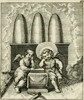 Picture 62 of 62 from Cl. Bruins Aanmerkingen op Otto van Veens Zinnebeelden der goddelyke liefde (1726), leaf 136