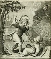 An illustration from Cl. Bruins Aanmerkingen op Otto van Veens Zinnebeelden der goddelyke liefde (1726)