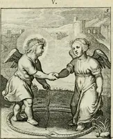 Picture 7 of 62 from Cl. Bruins Aanmerkingen op Otto van Veens Zinnebeelden der goddelyke liefde (1726), leaf 26