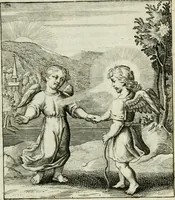 An illustration from Cl. Bruins Aanmerkingen op Otto van Veens Zinnebeelden der goddelyke liefde (1726)