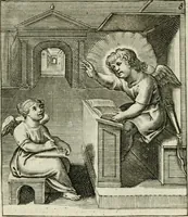 Picture 10 of 62 from Cl. Bruins Aanmerkingen op Otto van Veens Zinnebeelden der goddelyke liefde (1726), leaf 32