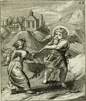 Picture 14 of 62 from Cl. Bruins Aanmerkingen op Otto van Veens Zinnebeelden der goddelyke liefde (1726), leaf 40
