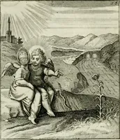 Picture 18 of 62 from Cl. Bruins Aanmerkingen op Otto van Veens Zinnebeelden der goddelyke liefde (1726), leaf 48