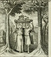 Picture 29 of 62 from Cl. Bruins Aanmerkingen op Otto van Veens Zinnebeelden der goddelyke liefde (1726), leaf 70