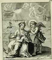 An illustration from Cl. Bruins Aanmerkingen op Otto van Veens Zinnebeelden der goddelyke liefde (1726)