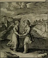 An illustration from Cl. Bruins Aanmerkingen, op Otto van Veens Zinnebeelden der goddelyke liefde (1726)