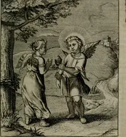 An illustration from Cl. Bruins Aanmerkingen, op Otto van Veens Zinnebeelden der goddelyke liefde (1726)