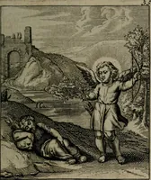Picture 59 of 64 from Cl. Bruins Aanmerkingen, op Otto van Veens Zinnebeelden der goddelyke liefde (1726), leaf 126