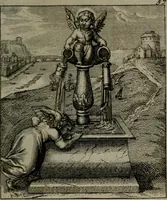 An illustration from Cl. Bruins Aanmerkingen, op Otto van Veens Zinnebeelden der goddelyke liefde (1726)