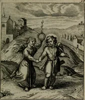 An illustration from Cl. Bruins Aanmerkingen, op Otto van Veens Zinnebeelden der goddelyke liefde (1726)