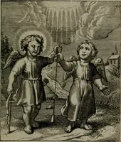 An illustration from Cl. Bruins Aanmerkingen, op Otto van Veens Zinnebeelden der goddelyke liefde (1726)
