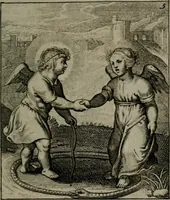 An illustration from Cl. Bruins Aanmerkingen, op Otto van Veens Zinnebeelden der goddelyke liefde (1726)
