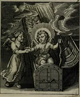 An illustration from Cl. Bruins Aanmerkingen, op Otto van Veens Zinnebeelden der goddelyke liefde (1726)