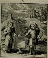 An illustration from Cl. Bruins Aanmerkingen, op Otto van Veens Zinnebeelden der goddelyke liefde (1726)