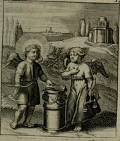 An illustration from Cl. Bruins Aanmerkingen, op Otto van Veens Zinnebeelden der goddelyke liefde (1726)