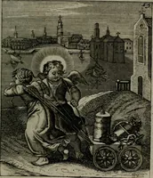 An illustration from Cl. Bruins Aanmerkingen, op Otto van Veens Zinnebeelden der goddelyke liefde (1726)