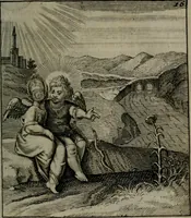 An illustration from Cl. Bruins Aanmerkingen, op Otto van Veens Zinnebeelden der goddelyke liefde (1726)