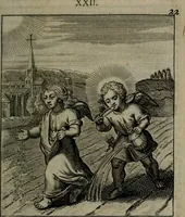 An illustration from Cl. Bruins Aanmerkingen, op Otto van Veens Zinnebeelden der goddelyke liefde (1726)