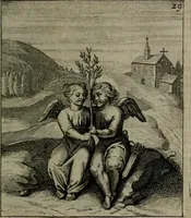 An illustration from Cl. Bruins Aanmerkingen, op Otto van Veens Zinnebeelden der goddelyke liefde (1726)