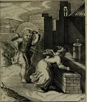 An illustration from Cl. Bruins Aanmerkingen, op Otto van Veens Zinnebeelden der goddelyke liefde (1726)