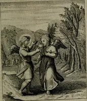 An illustration from Cl. Bruins Aanmerkingen, op Otto van Veens Zinnebeelden der goddelyke liefde (1726)