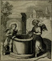 An illustration from Cl. Bruins Aanmerkingen, op Otto van Veens Zinnebeelden der goddelyke liefde (1726)